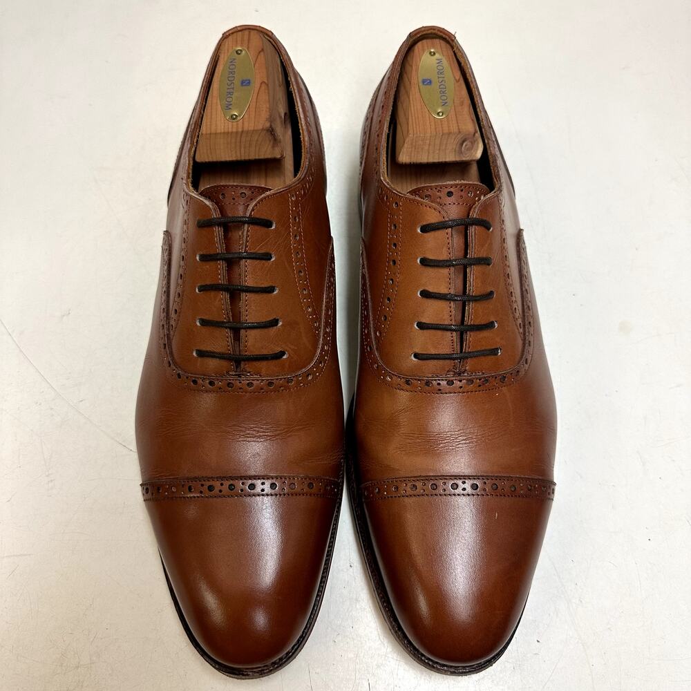 EXCELLENT Meermin Oxford Tan Antique Calf Goodyear welt 101513 UK 9.5 US 10.5 D - Picture 3 of 15